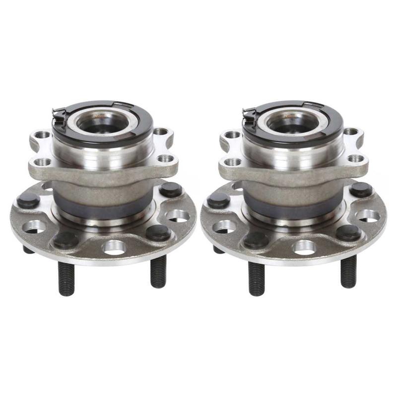 AutoShack HB615052PR Front Wheel Hub Bearing Assembly Pair 5 Lug With ABS 