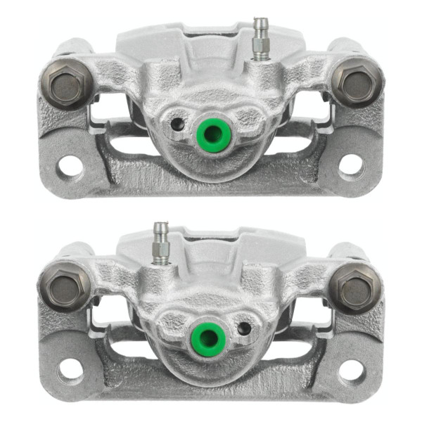Rear Driver and Passenger Side New Disc Brake Caliper with Bracket Set of 2 - Part # BC30280PR
