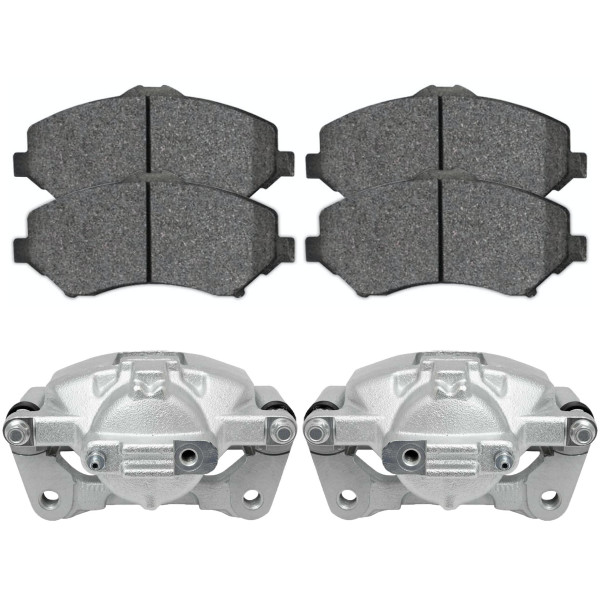 Front Brake Calipers and Ceramic Pads Kit Driver and Passenger Side - Part # BCPKG0852