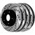 Front and Rear Performance Brake Rotor Bundle 12.60 Inch Front Diameter 12.60 Inch Rear Diameter - Part # BRAKEPPK00001