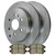 Rear Brake Rotors and Ceramic Pads Kit Driver and Passenger Side - Part # CBO65153883COU