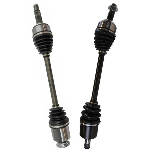 Front New CV Axle Shaft Assembly Neoprene Boots Set of 2 Driver and Passenger Side - Part # DSK073072