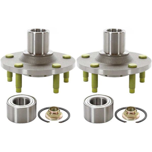 Front Wheel Hub Bearing Assembly Pair 2 Pieces Fits Driver and Passenger side - Part # HB618517PR