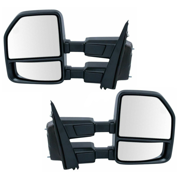 Side View Power Mirror Tow Folding Textured Black Set of 2, Driver and Passenger Side - Part # KAP8217BESHBTPR