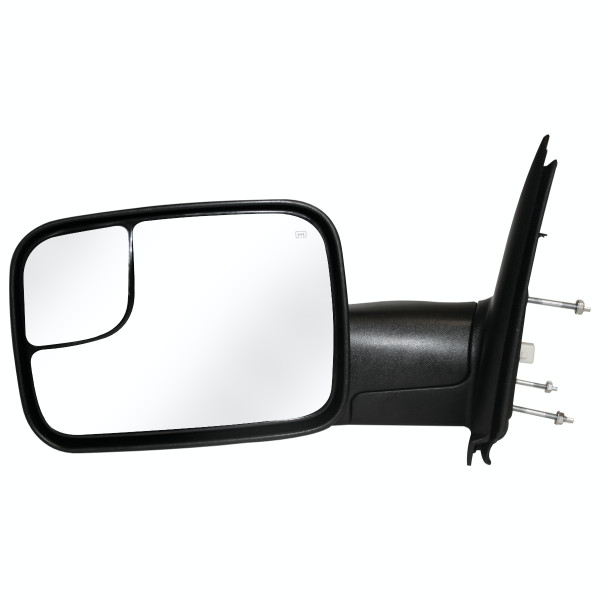 Driver Side View Mirror Power Tow Folding Heated Textured Black - Part # KAPCH1320228