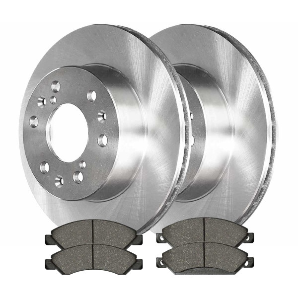 Front Brake Rotors and Performance Ceramic Pads Kit Driver and Passenger Side - Part # PCDR65099650991092