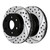 Front Performance Drilled and Slotted Brake Rotor Pair - Part # PR64101LR