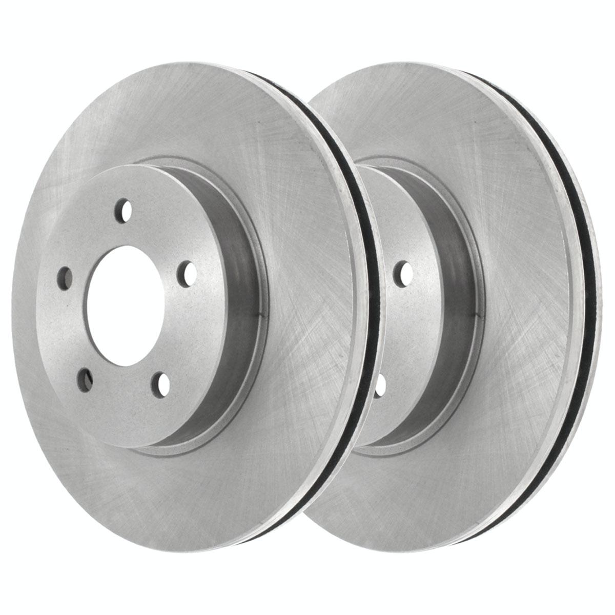 AutoShack R6582PR Front Brake Rotor Pair 2 Pieces Fits Driver and Passenger Side 