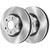 Front Wheel Hub Bearing Assembly Ceramic Brake Pad Rotor Bundle 4 Wheel ABS - Part # RHBBK0250