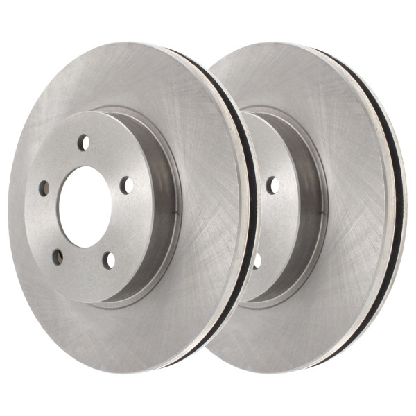 Front Disc Brake Rotors and Ceramic Pads Kit, Driver and Passenger Side - Part # RSCD41391-41391-855A-2-4