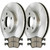 Front Brake Rotors and Ceramic Pads Kit Driver and Passenger Side - Part # RSCD64125-64125-1047-2-4