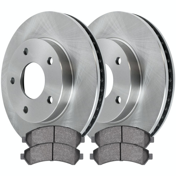 Front Brake Rotors and Ceramic Pads Kit Driver and Passenger Side - Part # RSCD65049-65049-726-2-4