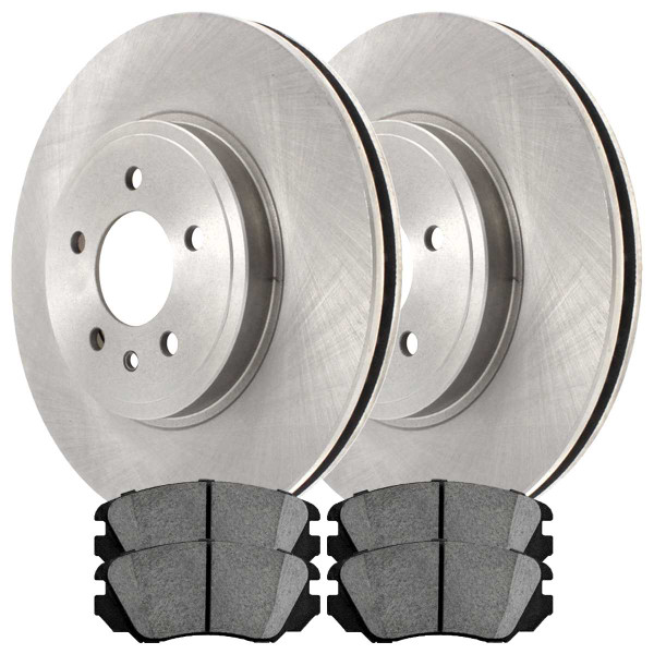 Front Ceramic Brake Pad and Rotor Bundle - Part # RSCD65176-65176-1421-2-4