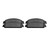 Front and Rear Ceramic Brake Pads Kit - Part # SCD1070-1071