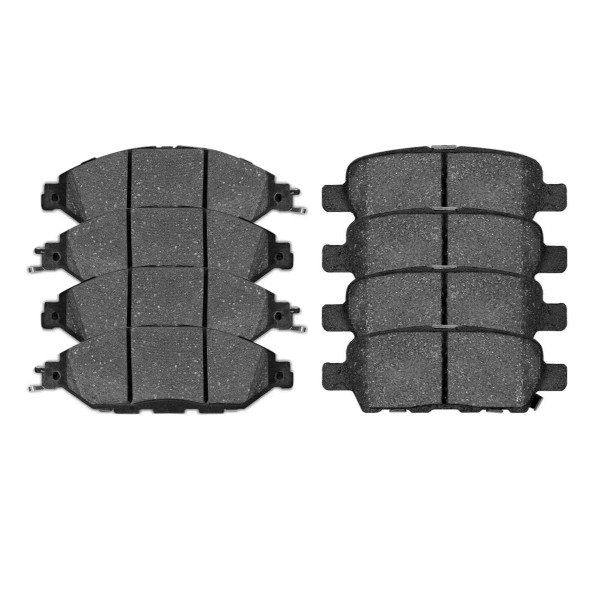 Front and Rear Ceramic Disc Brake Pad Kit - Part # SCD1649-905