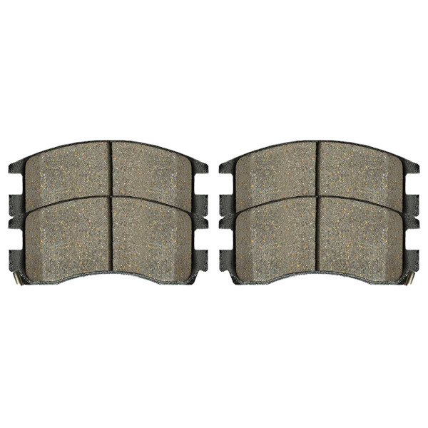 Front and Rear Ceramic Brake Pad Bundle 4 Wheel Disc - Part # SCD699-698