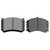 Front and Rear Ceramic Brake Pad Bundle 4 Wheel Disc - Part # SCD785-834