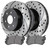 Front Ceramic Brake Pad and Performance Rotor Bundle 6 Stud - Part # SCDPR6505665056785