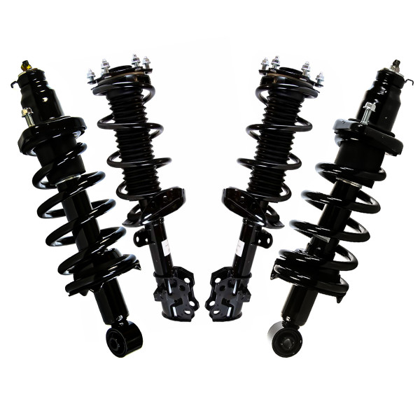 Front and Rear Complete Strut and Coil Spring Assembly Set of 4 - Part # SUSPPKG02119